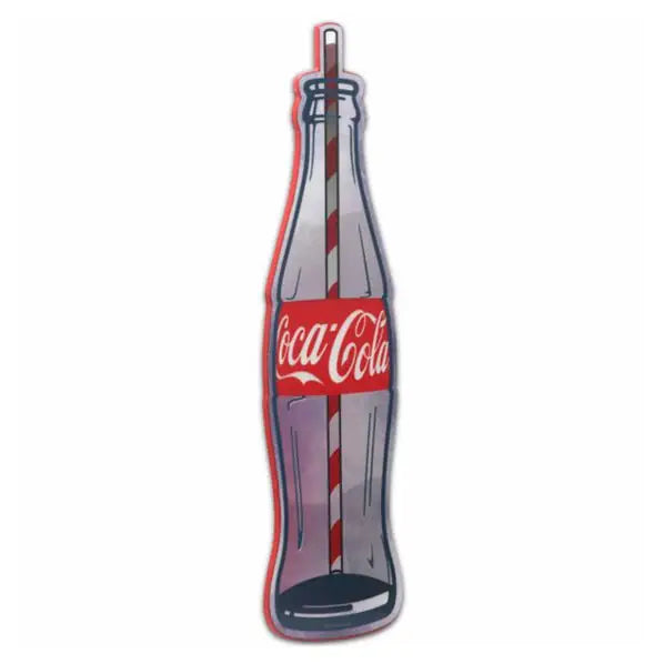 Coca-Cola Glass Bouteille 3D (Enseigne en Bois-Wood sign)