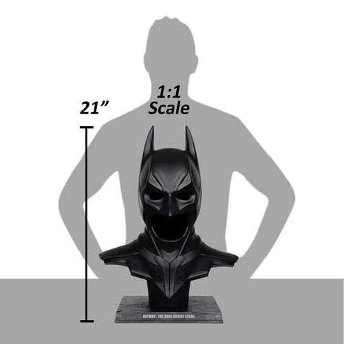 DC Direct The Dark Knight 2008 Batman 1:1 Scale Cowl Replica
