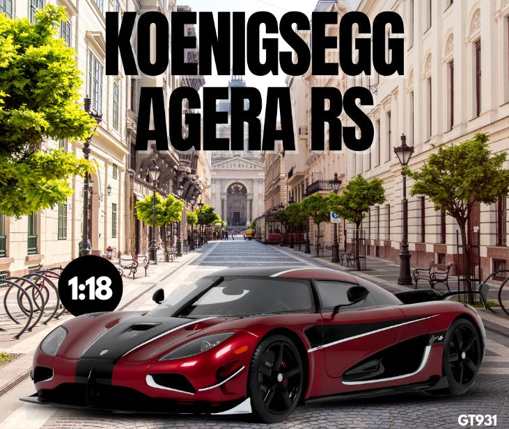 (PRE-ORDER, Q4, 2025) KOENIGSEGG AGERA RS DEEP RED 2017