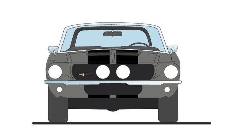 (PRE-ORDER, Q2, 2025) 1967 Ford Mustang GT500 Pro Touring Convertible
