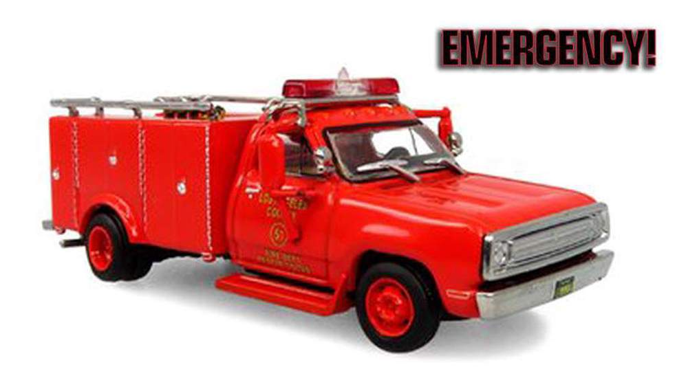 Emergency! 1974 Dodge 300 Rescue Unit "Squad 51 - LACOFD (Los Angeles County Fire Dept.)"