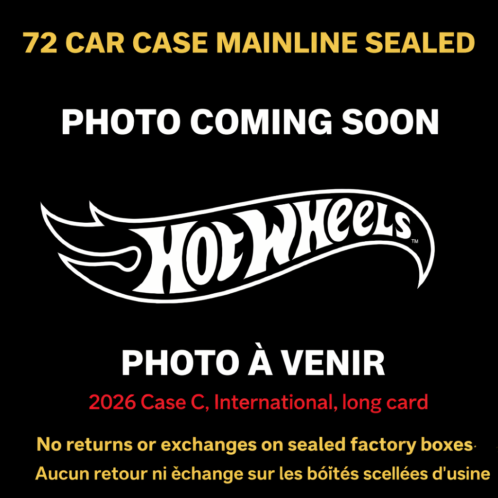 Hot Wheels 2026 Basic International *Sealed* Case C 72 cars (C4982-99NC)