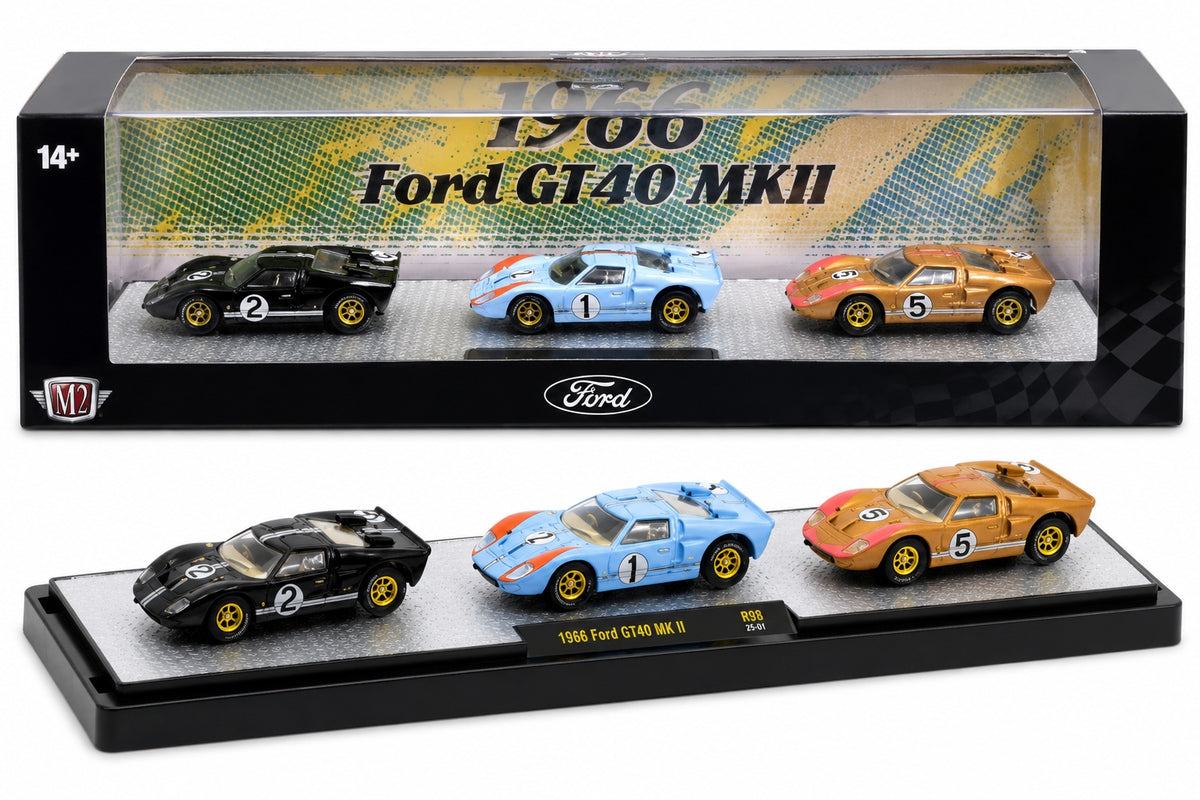 CHASE CAR M2 Machines 1:64 1966 Ford GT40 MK II – Auto-Haulers Release 98 36000-98-A-CHASE