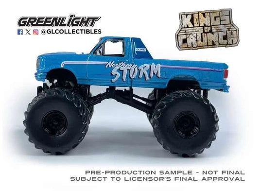 GreenLight 1:64 Kings of Crunch Series 16 – Northern Storm – 1993 Ford F-250 – Limited Edition GL49160-F