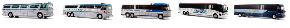Greyhound Canada Tribute Set (Échelle-Scale 1:87) Limited Edition 750 Sets