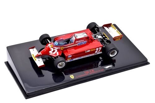 F1 Ferrari 126 CK G. Villeneuve 1981 by Hotwheels Elite