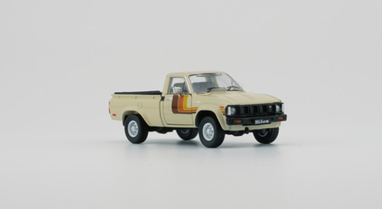 BM CREATIONS 1/64 - 1980 Toyota Hilux (RHD) - Beige - 64B0225