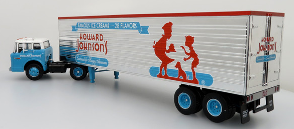 1960 Ford C-Series Tractor w/ Refrigerated Trailer: Howard Johnson&
