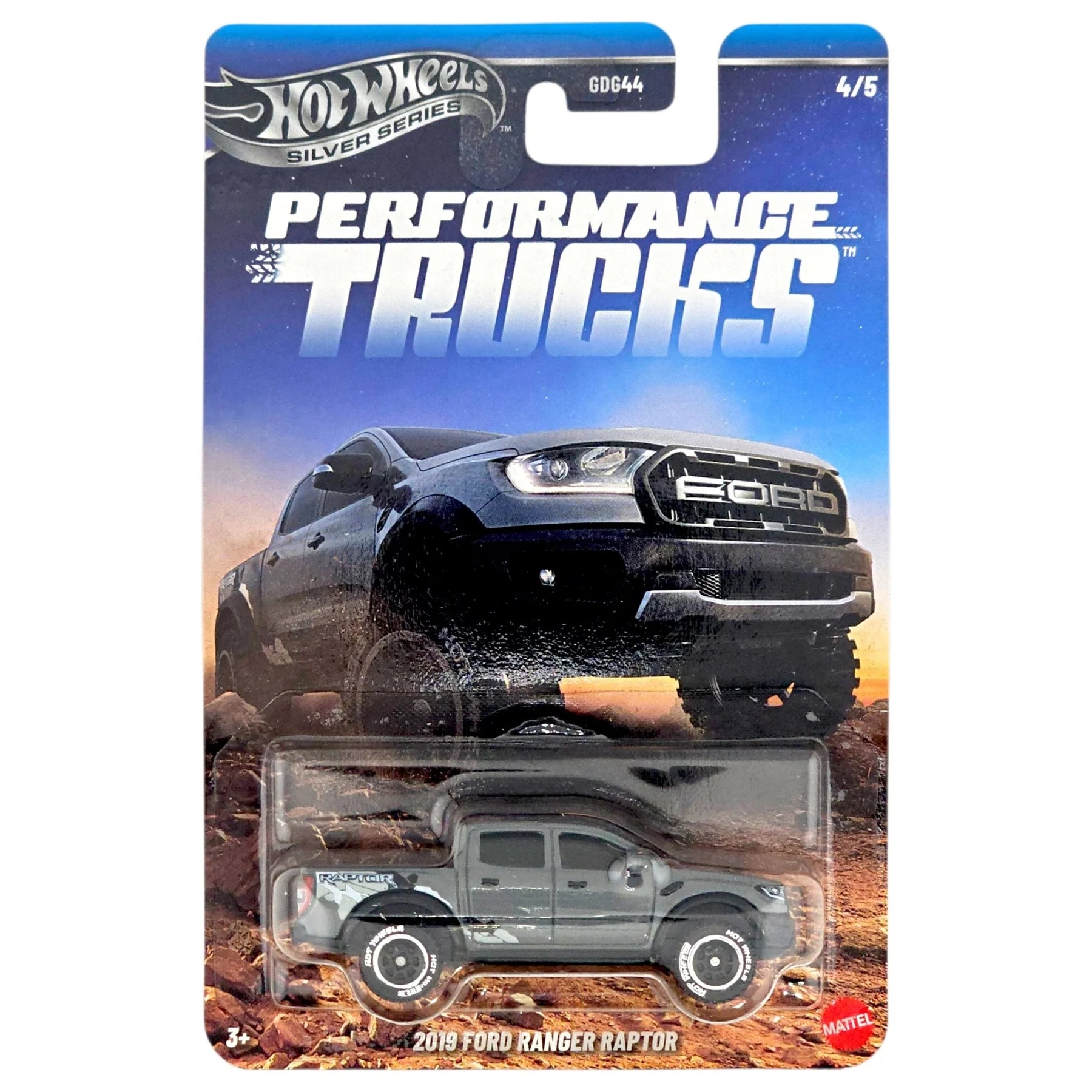 4/5 ’19 Ford Ranger Raptor - Hot Wheels Silver Series 2026 Performance Truck Series - JKX74