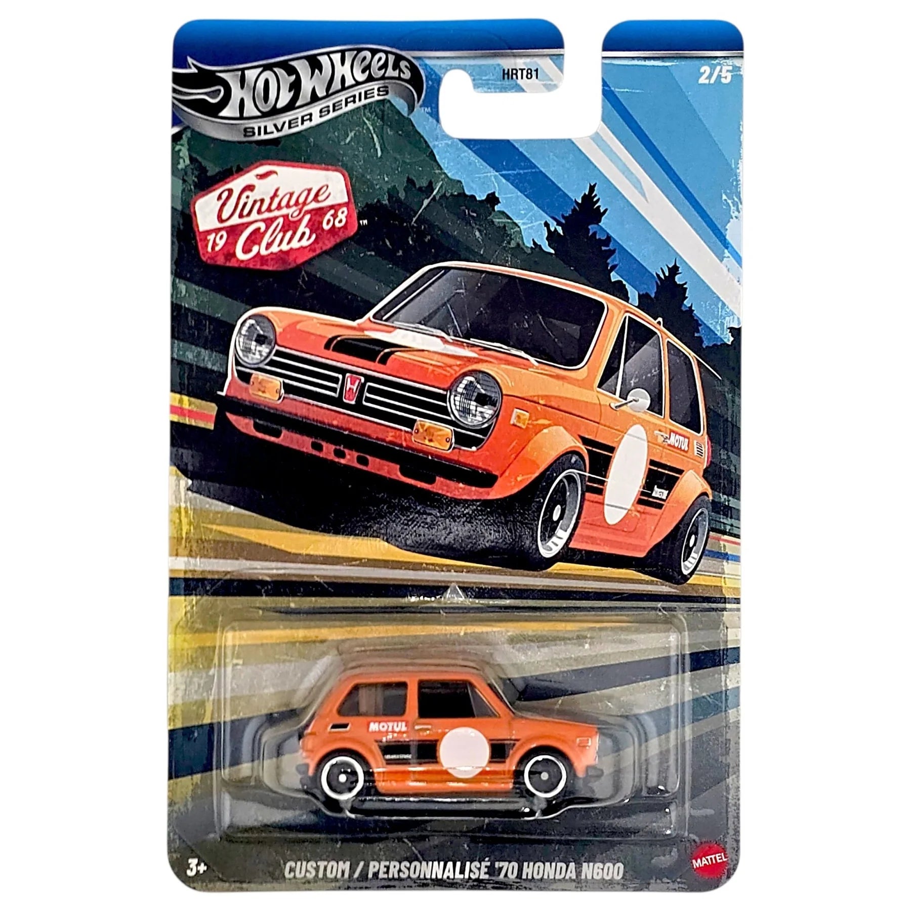 2/5 Custom ’70 Honda N600 - Hot Wheels 1:64 Vintage Racing Club Silver Series J 2025 Assortiment - JKY27