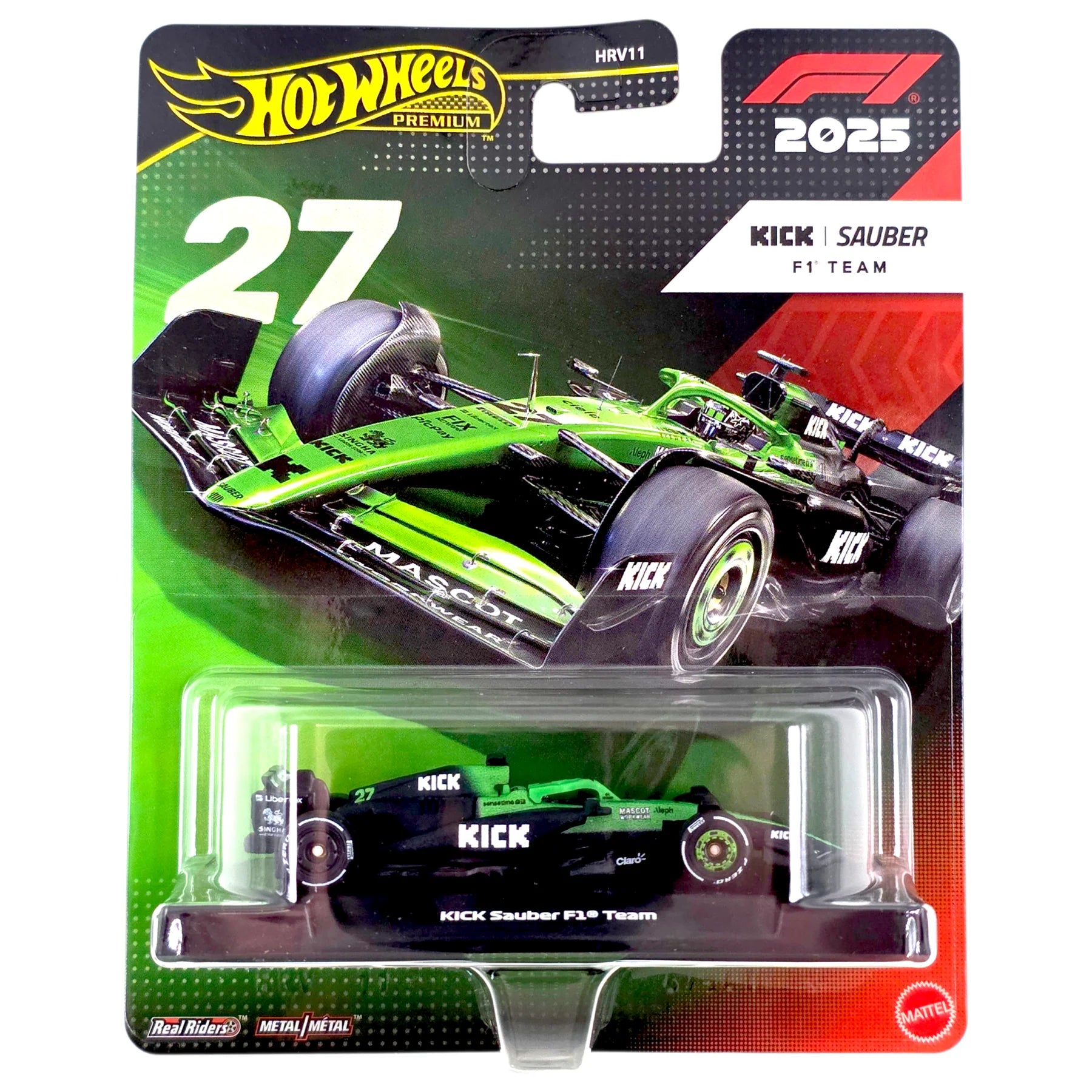 Hot Wheels 1:64 F1 2026 Racing Premium K Assortment Factory Sealed Case (8pcs) HRV11-956K