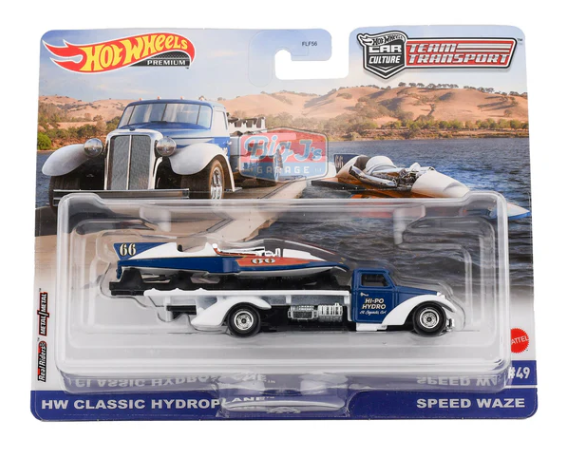 Hot Wheels Team Transport-HW Classic Hydroplane & Speed Waze (HCR31)