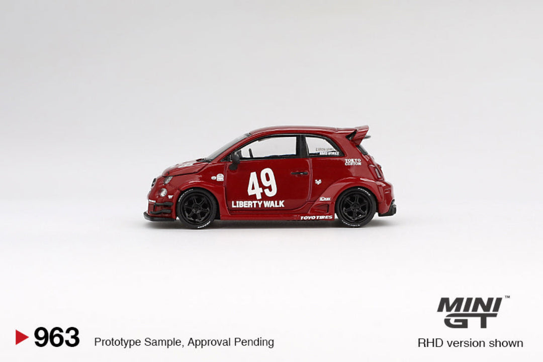 MINI GT- LB-WORKS X ABAS WORKS ABARTH 595 RED (MGT00963)