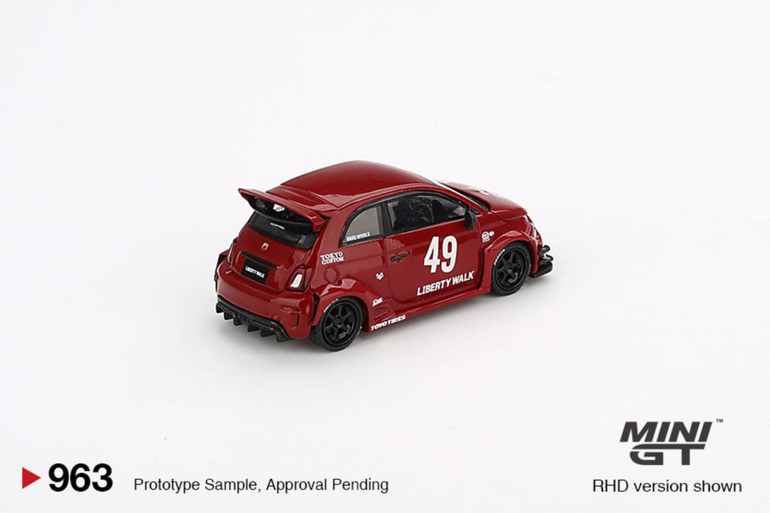 MINI GT- LB-WORKS X ABAS WORKS ABARTH 595 RED (MGT00963)