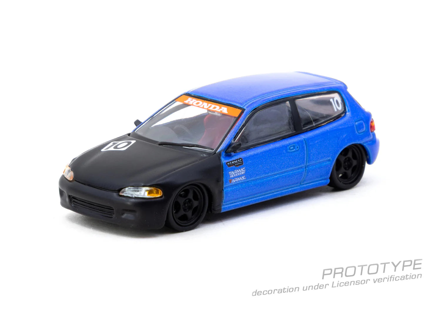 TARMAC WORKS 1/64- Honda Civic EG6 Tarmac Works 10th Anniversary T64-TL001-10TH