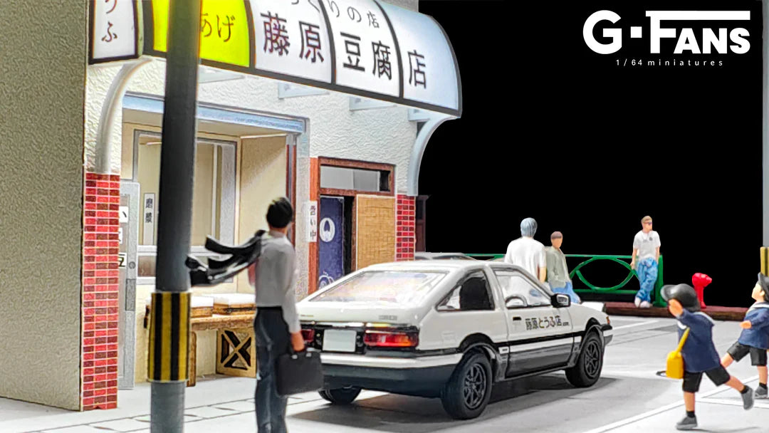AD x G-FANS 1/64 Initial D Fujiwara Tofu Store