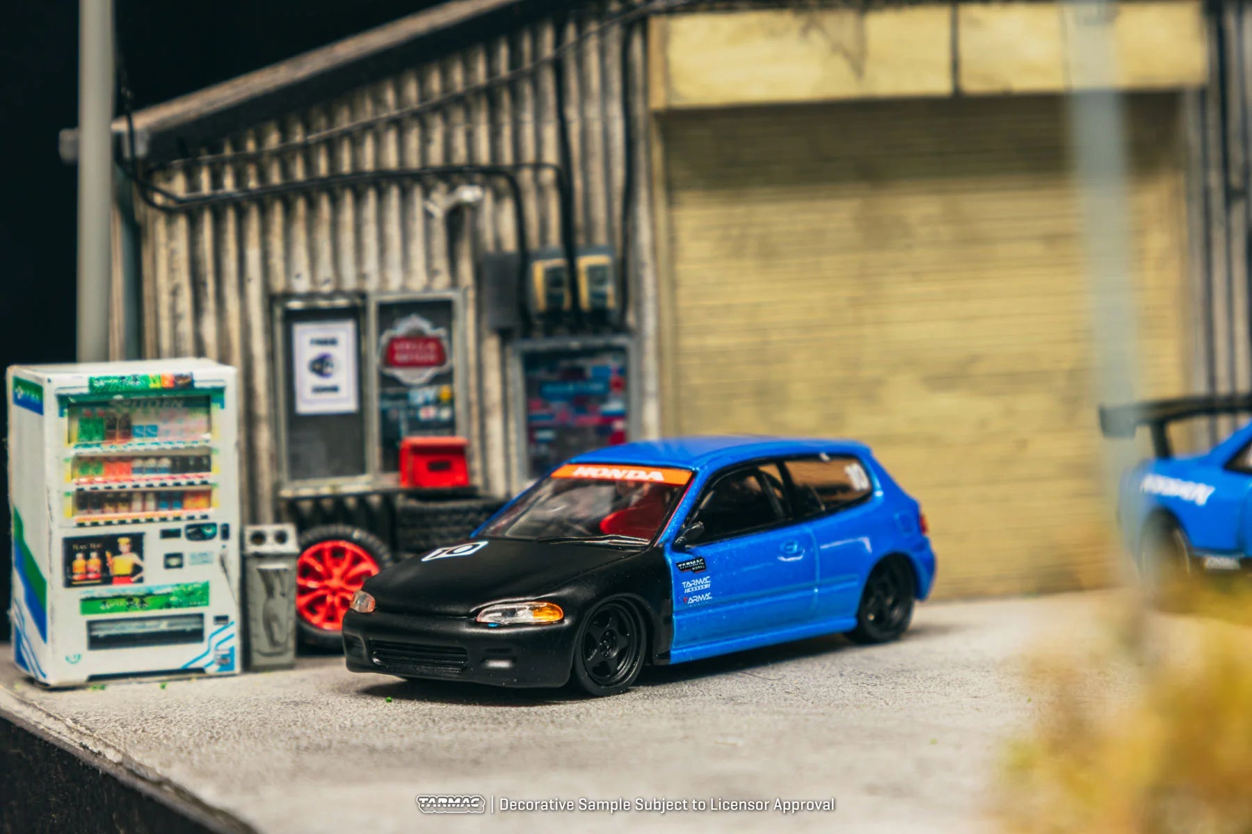 TARMAC WORKS 1/64- Honda Civic EG6 Tarmac Works 10th Anniversary T64-TL001-10TH