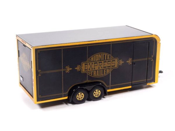 (1 par client) Dodge Midnite Express 1978 avec remorque fermée – Johnny Lightning 1:64 JLBT023-B