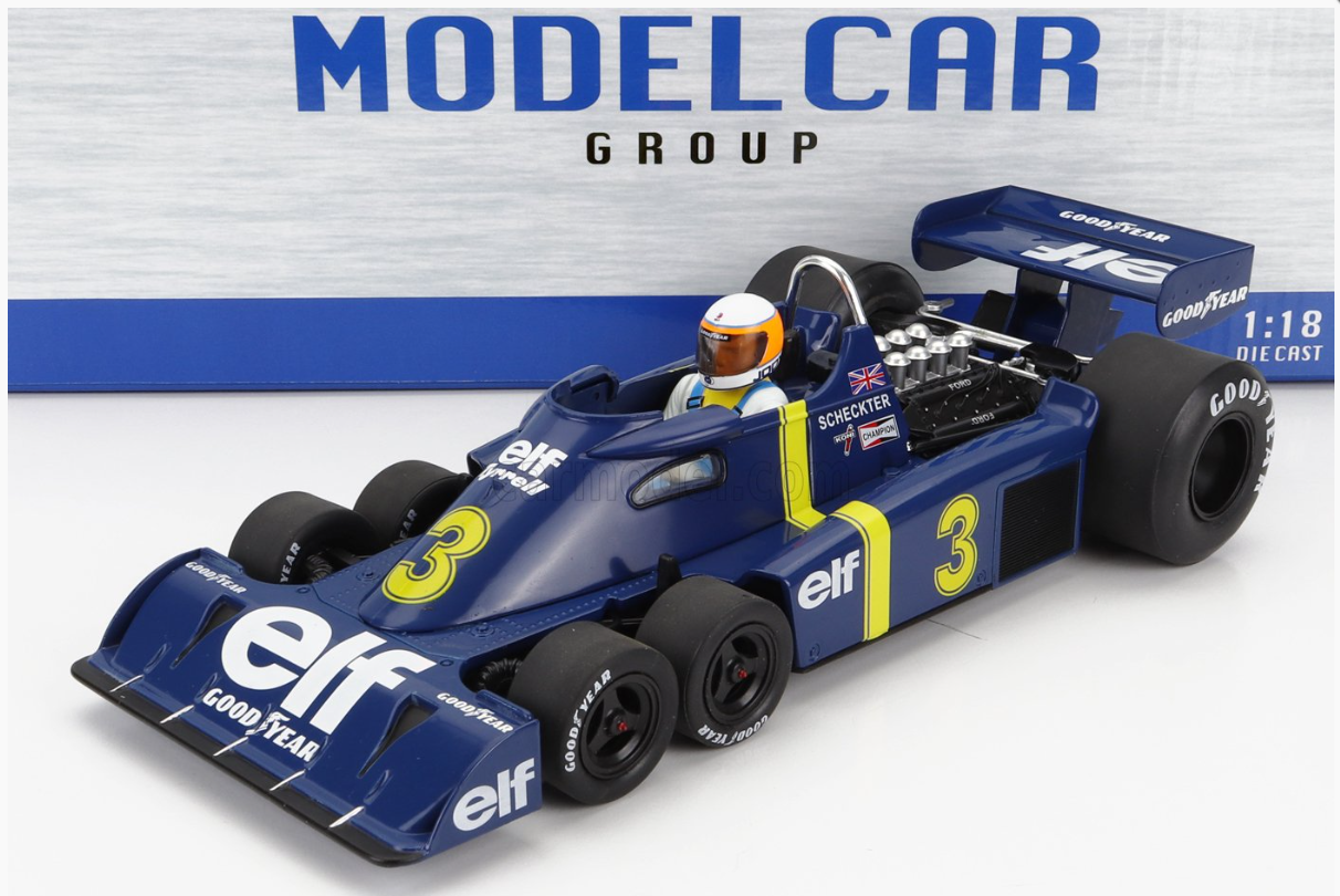 TYRRELL - F1 P34 ELF 6 WHEELER No. 3 POLE POSITION AND WINNER SWEDEN GP 1976 J.SCHECKTER