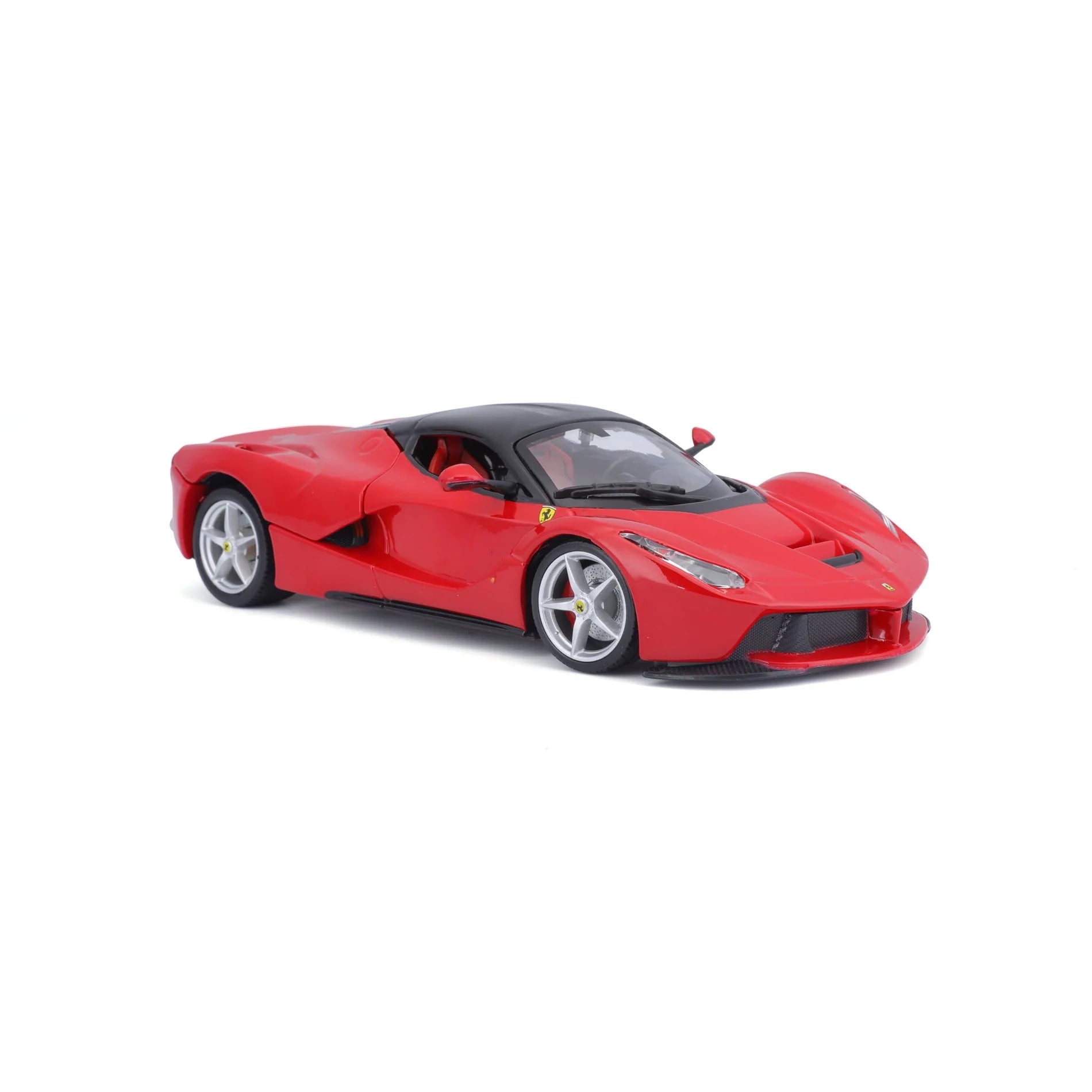 Bburago-1:24 Ferrari LaFerrari -- Red -- Race & Play