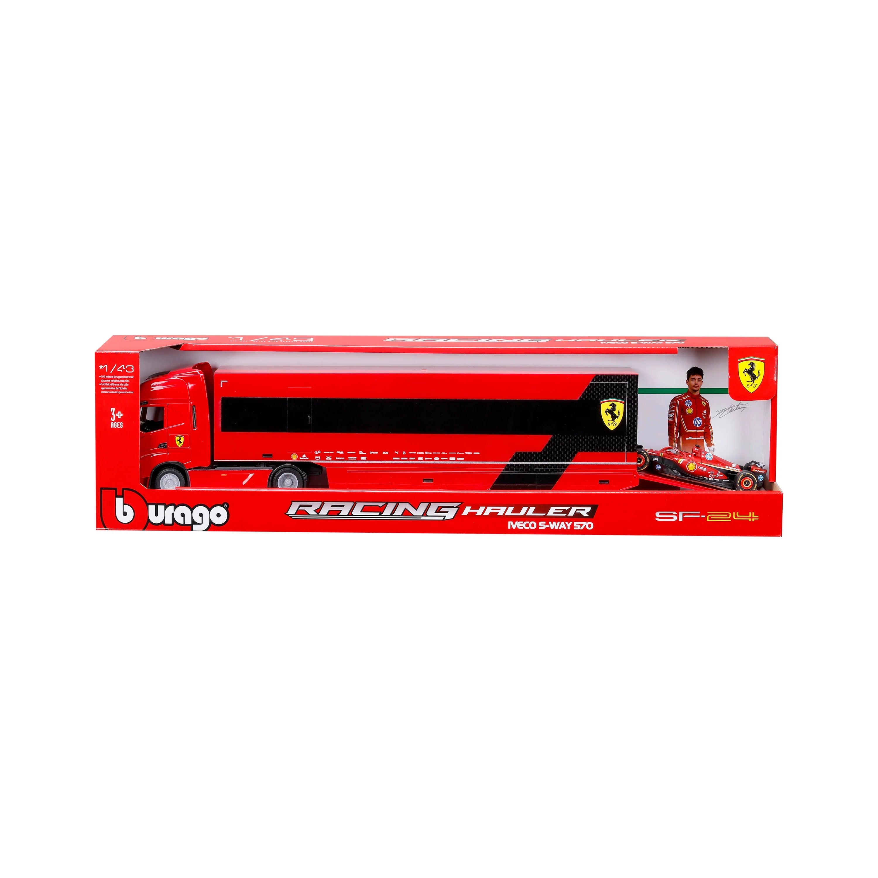 Iveco S-Way 570 Racing Transport with Ferrari SF-24