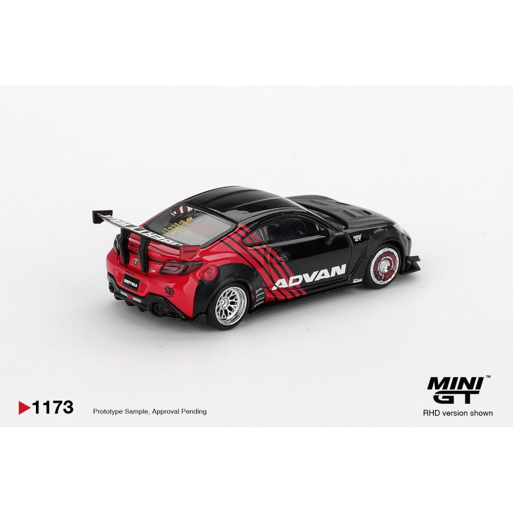 MINI GT-TOYOTA GR86 LB NATION ADVAN (RHD) MGT01173-BL
