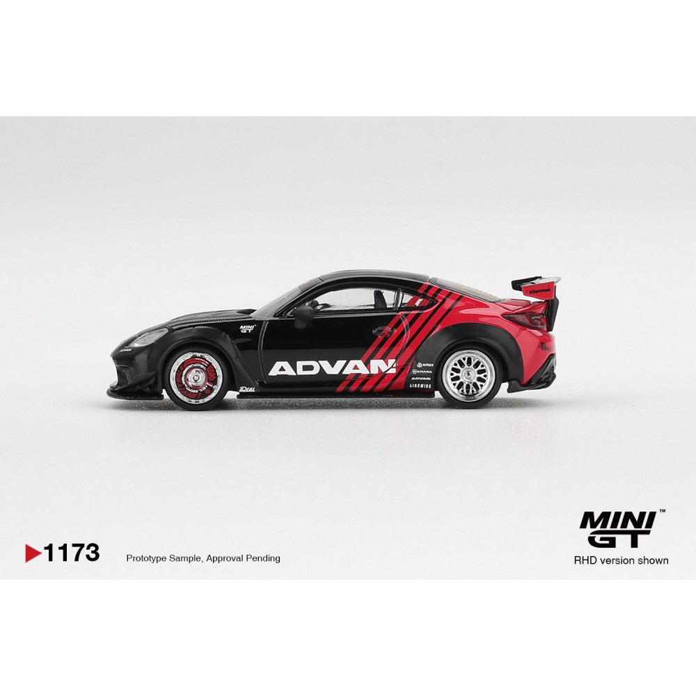 MINI GT-TOYOTA GR86 LB NATION ADVAN (RHD) MGT01173-BL