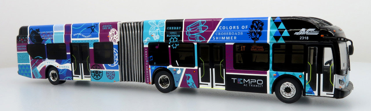 Disney - kotomi New Flyer Articulated Xcelsior XN60 5 Door Bus AC Transit