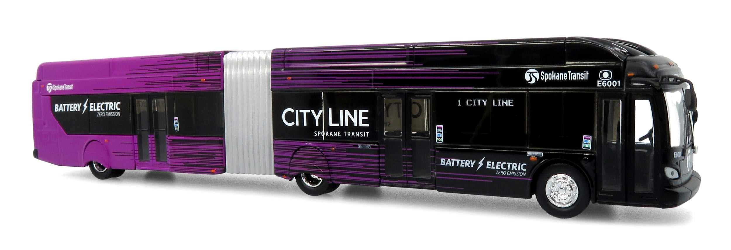 NFI Xcelsior XE60 5-Door Articulated Transit Bus: Spokane Transit City Line