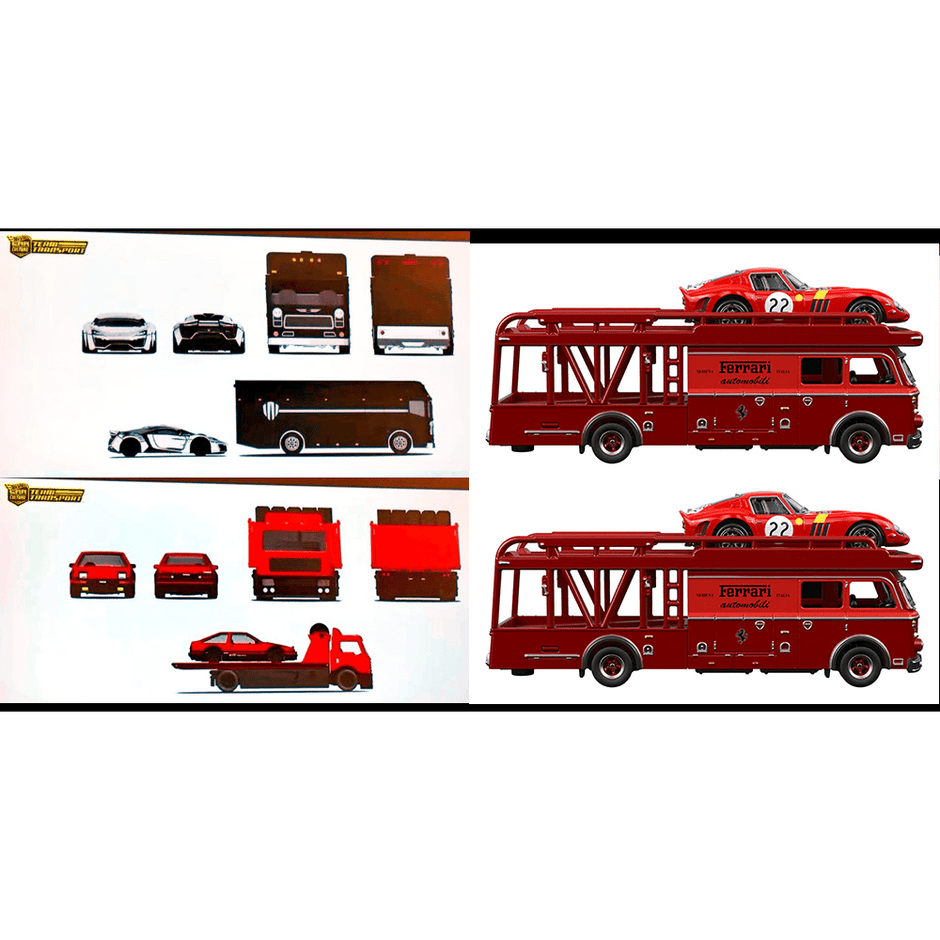 2025 Limit 1 per customer- 1 par client ) Hot Wheels - Team Transport 2025 Release H - (Boite scellé de sealed box of 4) FLF56-957H-SEALED