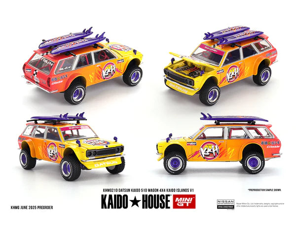 MINI GT 街道ハウス ダットサン・ストリート510 レーシング チェイス