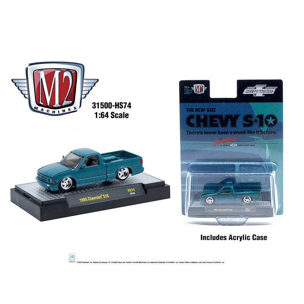 M2 Machines- 1995 Chevrolet S10 Custom – Hobby Exclusive 31500-HS74
