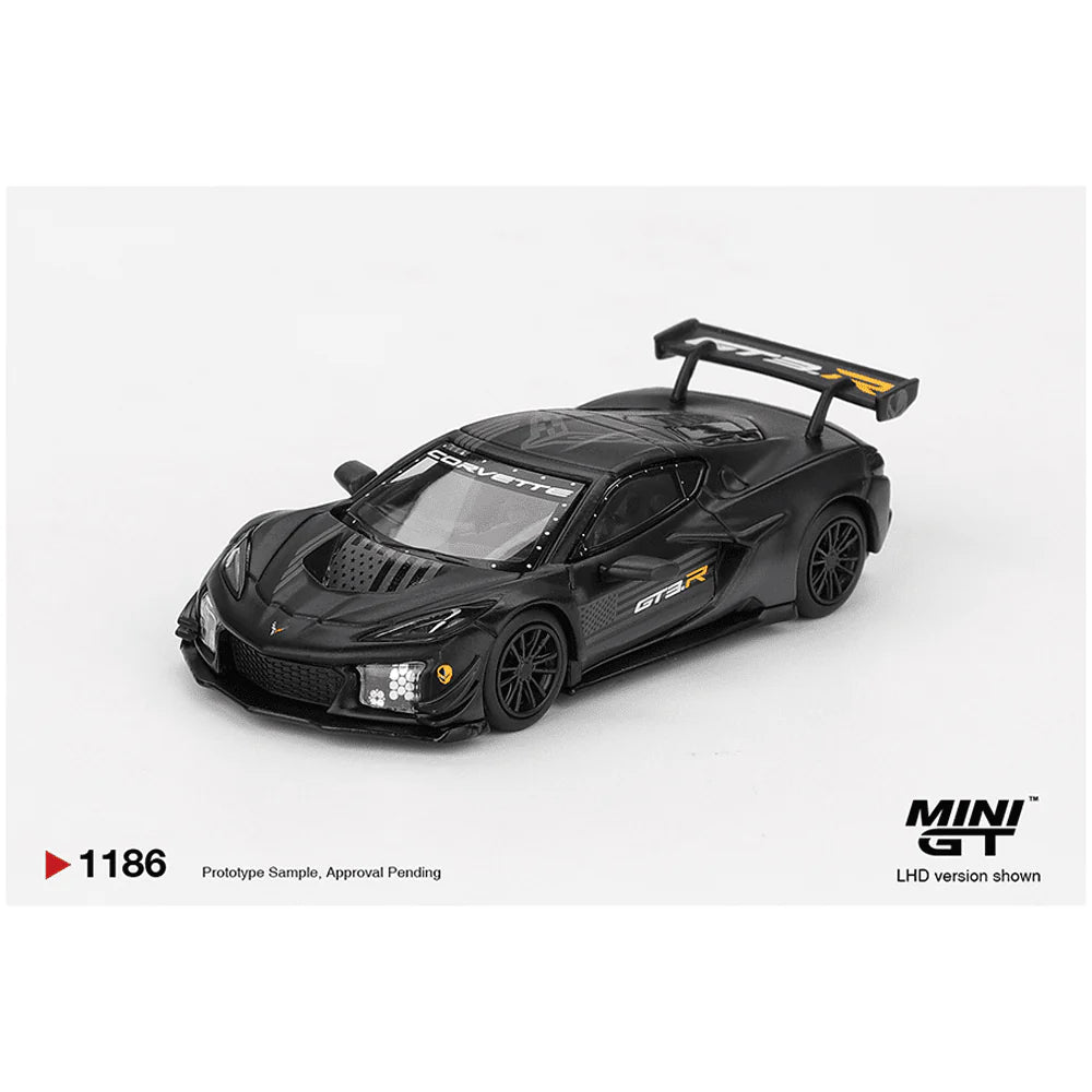 MINI GT-Nissan LB- Chevrolet Corvette Z06 GT3.R Road America Test car – Black MGT01186-BL