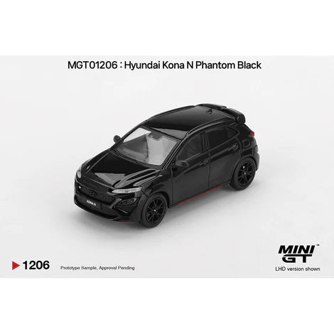 Mini GT-Hyundai Kona N – Phantom Black – Korea Exclusive MGT01206-L