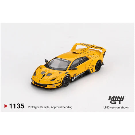 MINI GT-Silhouette WORKS MURCIELAGO GT Evo – Yellow MGT01135-BL