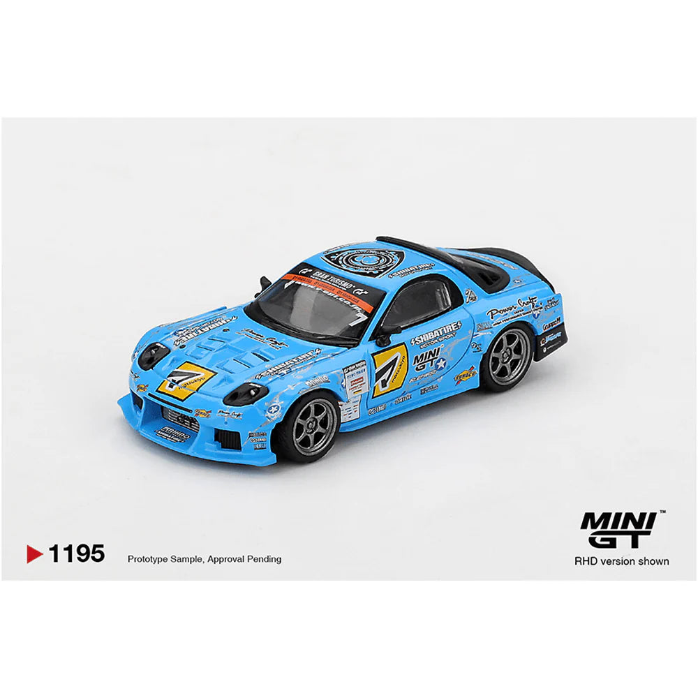 Mini GT-Mazda RX-7 RE-Amemiya 2025 D1GP – Blue MGT01195-BL
