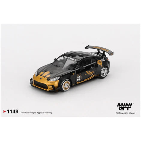 MINI GT-Toyota GR86 LB★Nation – Black / Gold MGT01149-BL