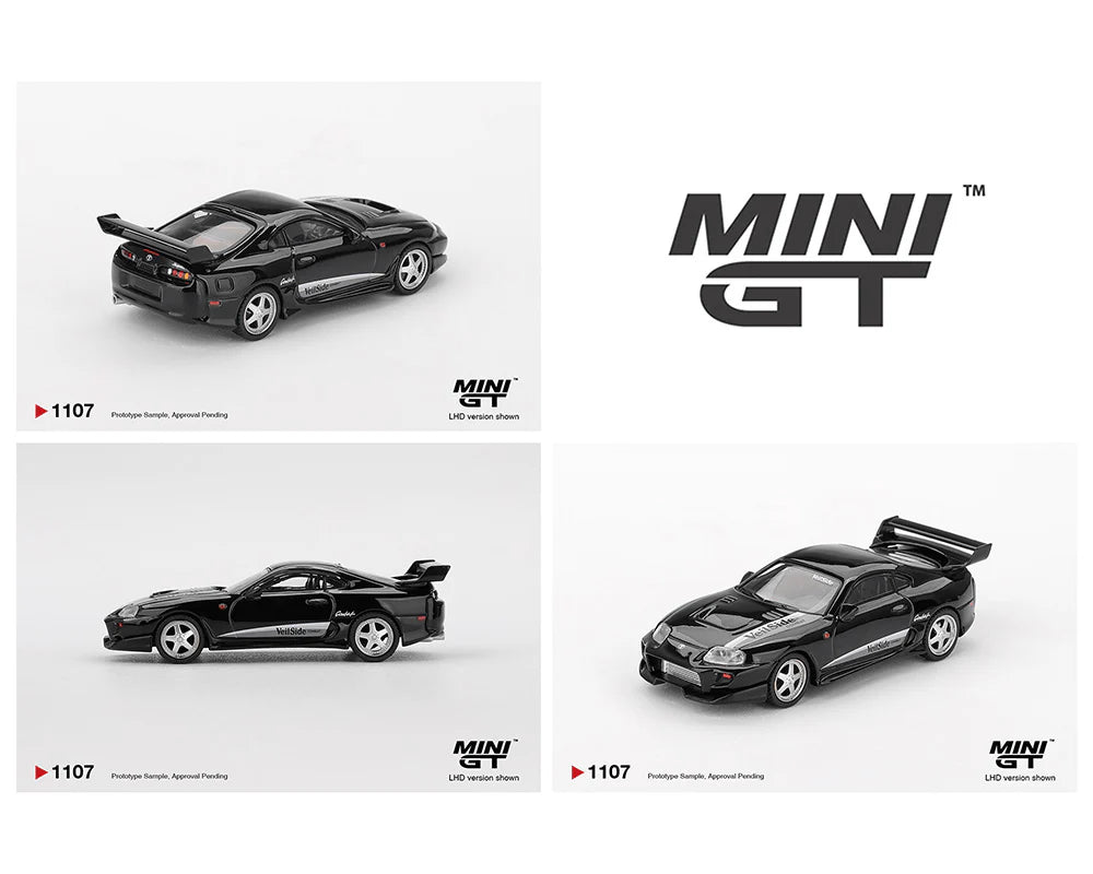 MINI GT- Toyota Supra VeilSide Combat V-II – Black MGT01107-BL