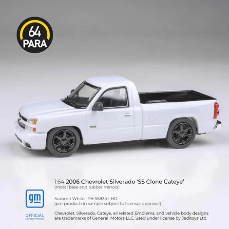 PARA64-2006 Chevrolet Silverado Single Cab - Summit White PB-55834