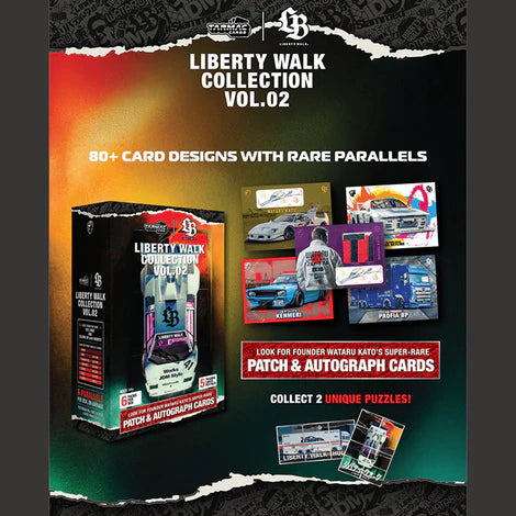 Tarmac Cards - Liberty Walk Collectible Trading Cards Volume 2 - Booster Box (6 Packs)