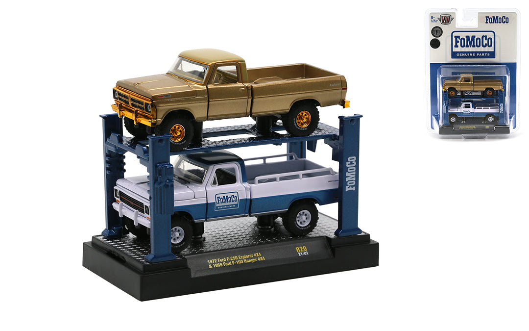 Chase Cars-1972 Ford F-250 Explorer 4x4 & 1969 Ford F-100 Ranger 4x4