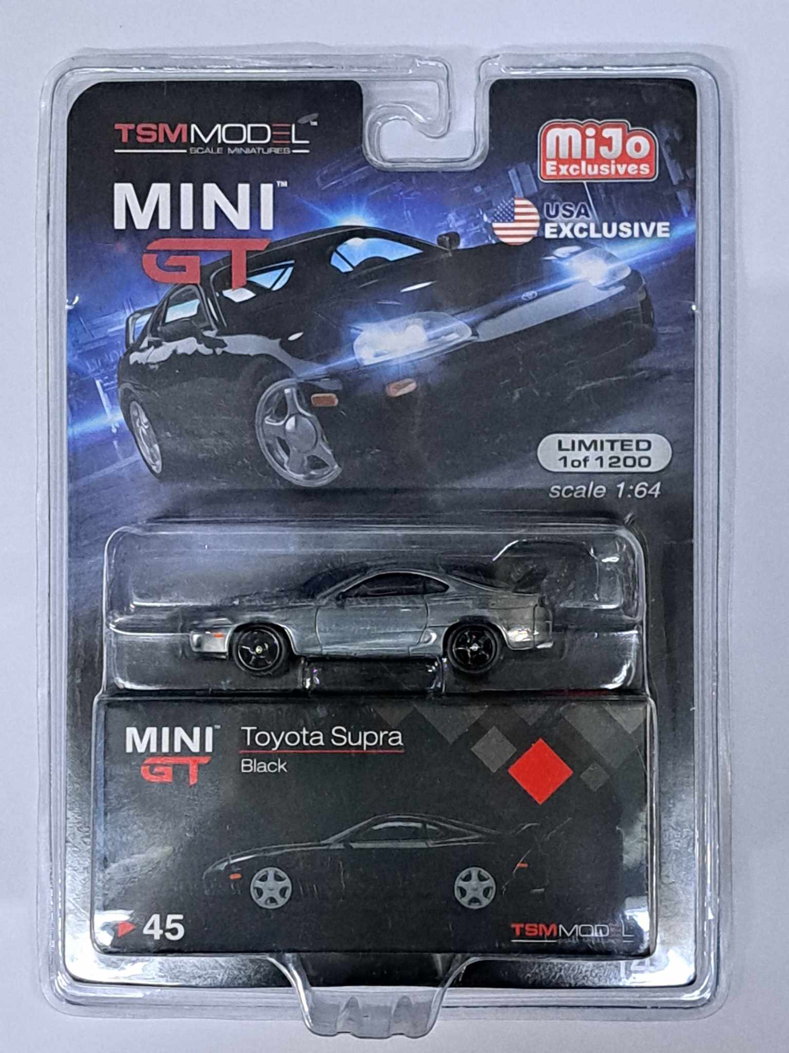 「Chase」1/64 MINI GT Toyota Supra (A80) CHASE ! Mini GT 1:64 Toyota Supra (A80) Top Secret GT-300