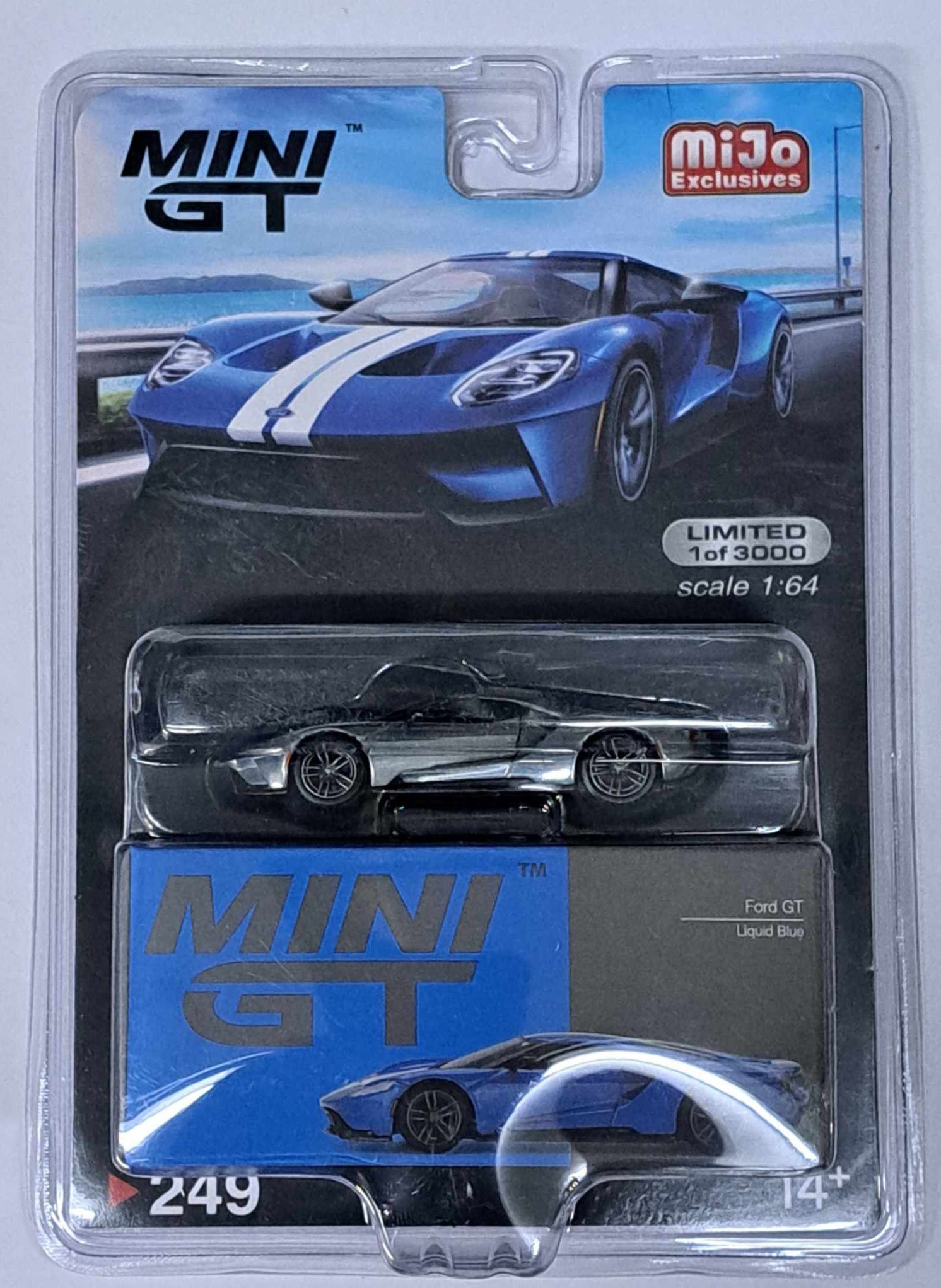 ミニカー MINI GT 249 Ford GT Liquid Blue MINIGT.com – Welcome to the World of 1:64!