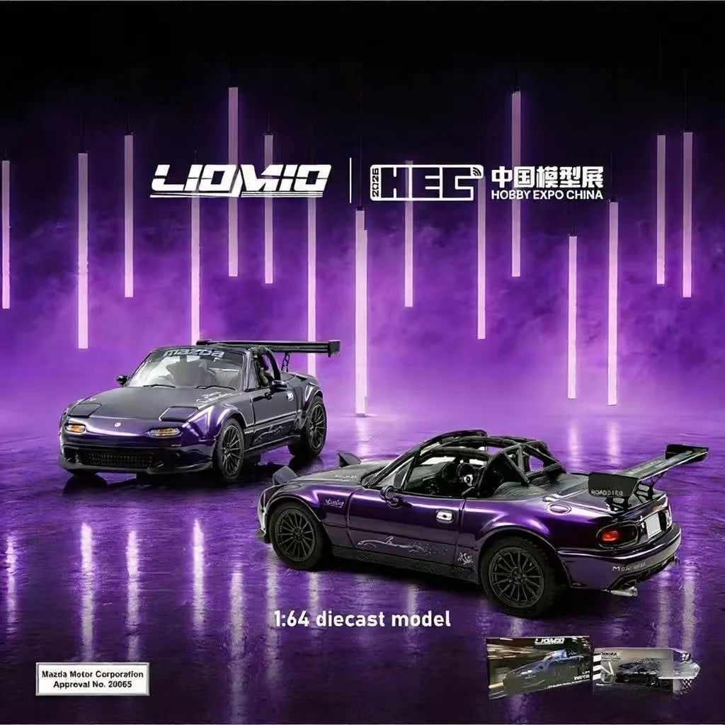 LIOMIO 1:64 Mazda Roadster Touring Car – Midnight Purple – HEC Version 2026 – LI64-Roadster-HEC2026