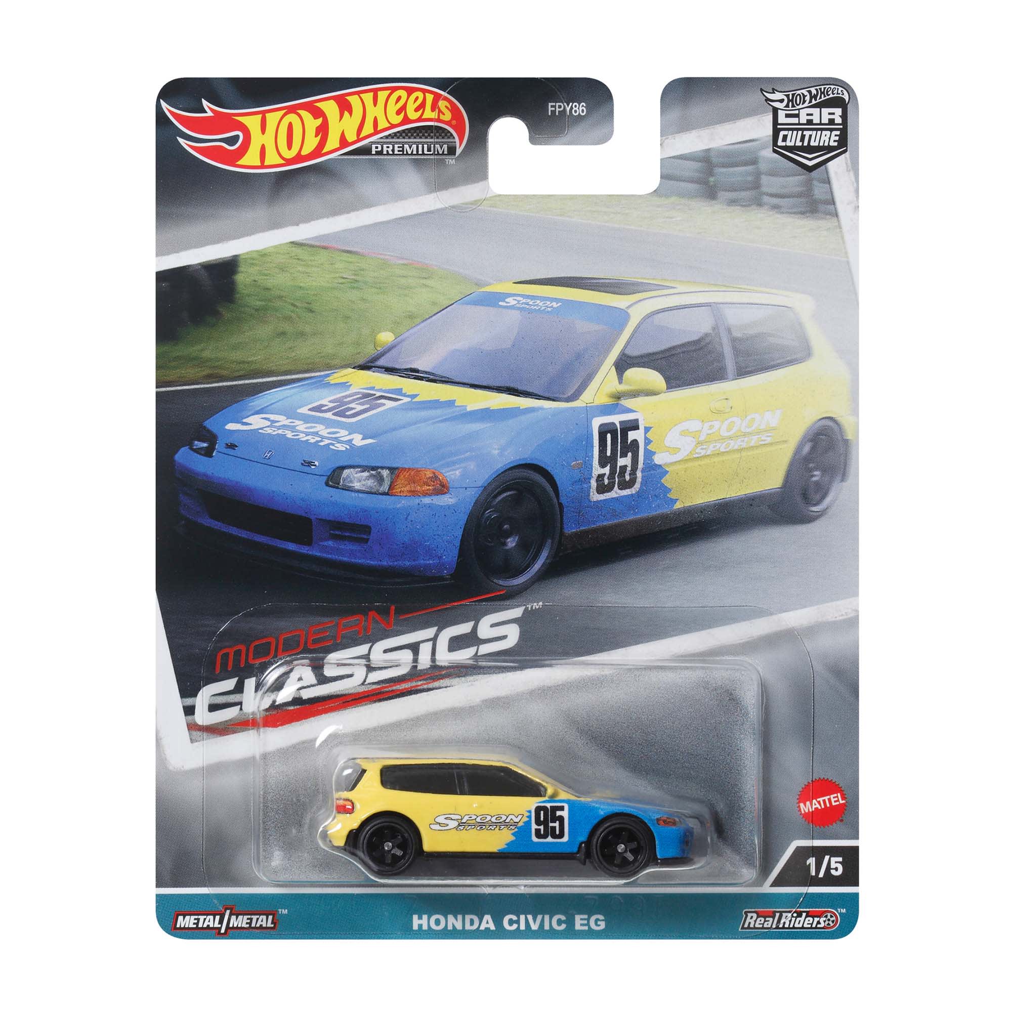 1/5, Honda Civic EG, HKC67, Hot Wheels Car, Culture Circuit