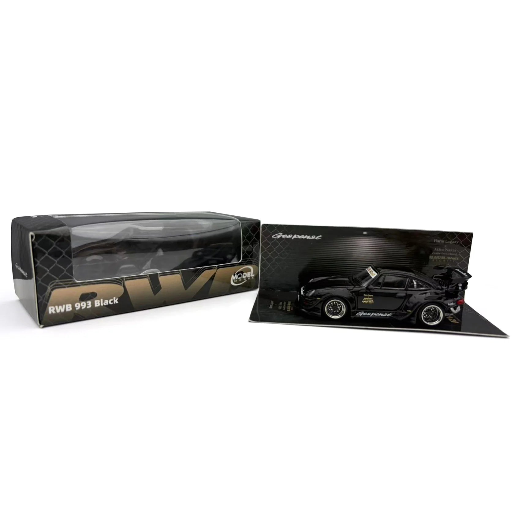Porsche 911 RWB 993 noire 1:64 – Model Model MM64-RWB993-004