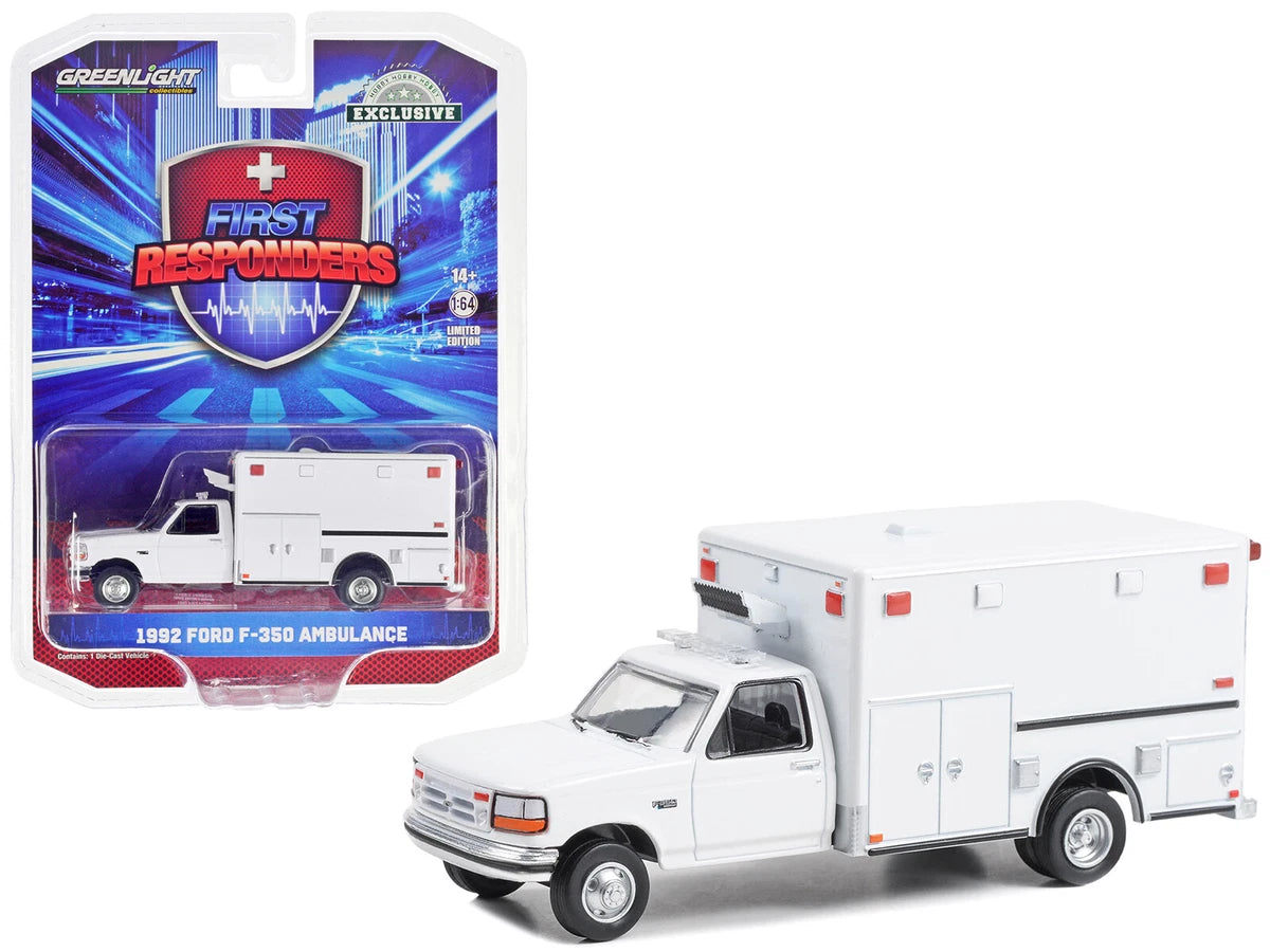 1992 Ford F-350 Ambulance in White - First Responders