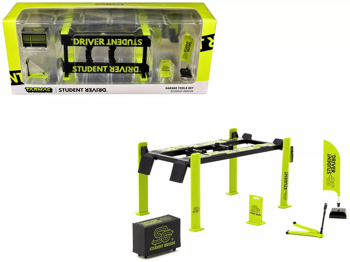 Tarmac Works 1:64 Garage Tools Set Student Driver