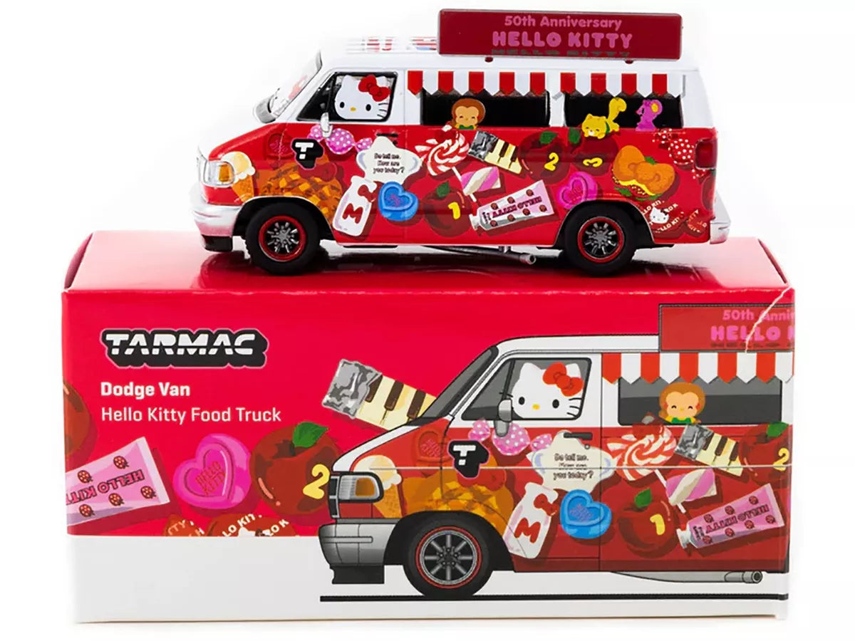 Dodge Van Hello Kitty Food Truck - 50th Anniversary
