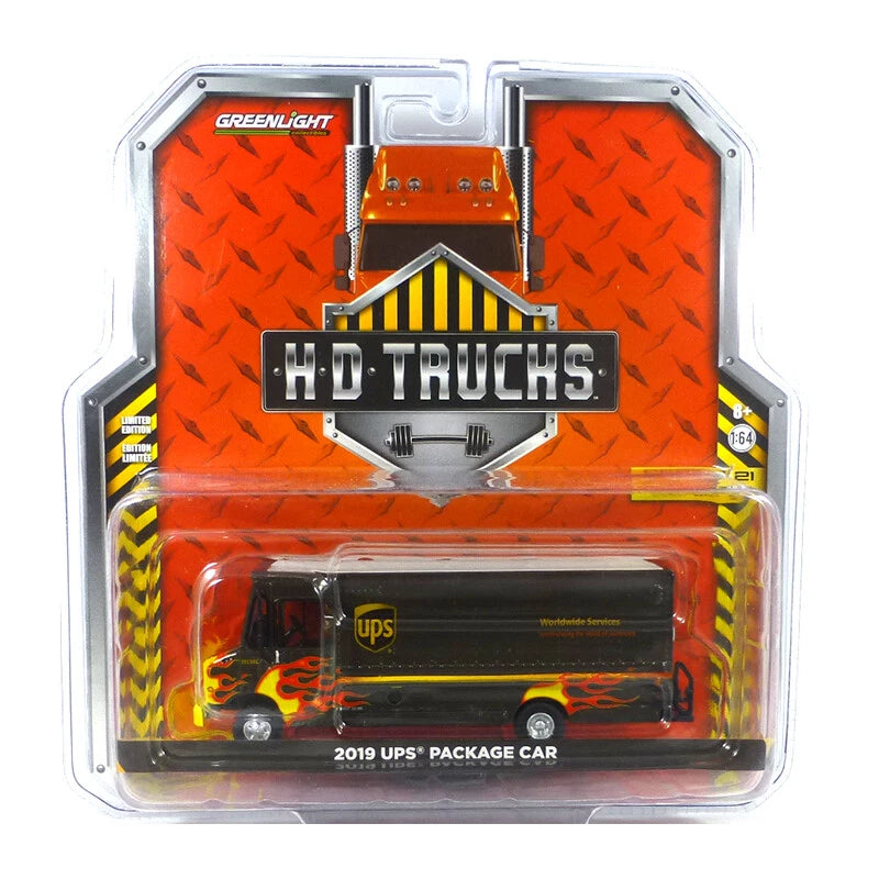 United Parcel Service (UPS) Worldwide Services with Flames - 2019 Package Car H.D. Trucks Series 21